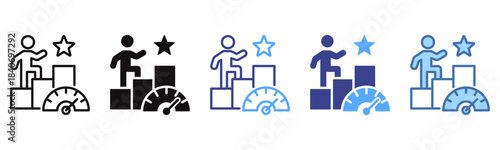 Performance icon sheet multi color collection