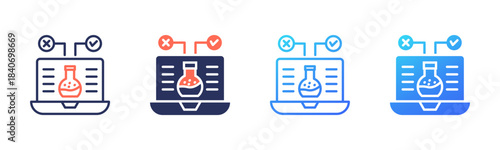 Testing icon sheet multi color collection