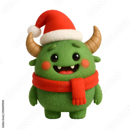 cute monster christmas