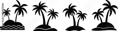 vector illustration of a silhouette of a tree