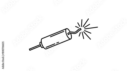 Set of screwdriver repair tools isolated on a white background