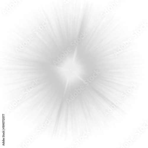 Obraz na plátně Radiant burst of light emanating outward, perfect for adding a luminous glow and