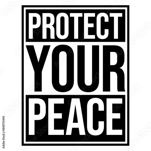 Protect Your Peace Mental Health Wellness Mindfulness Self Care Boundary