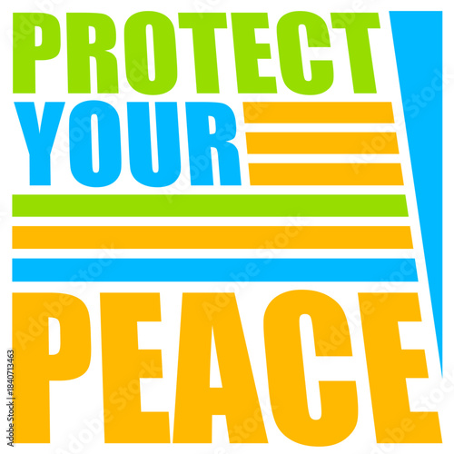 Protect Your Peace Mental Health Wellness Mindfulness Self Care Boundary