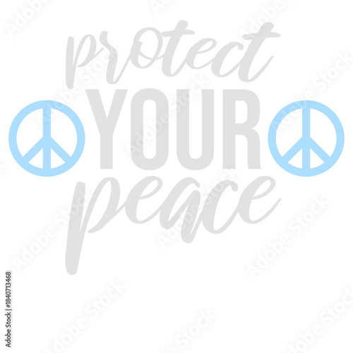 Protect Your Peace Mental Health Wellness Mindfulness Self Care Boundary