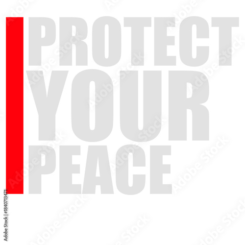 Protect Your Peace Mental Health Wellness Mindfulness Self Care Boundary