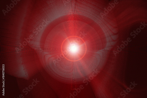 Bright abstract red festive background with original design for greeting card or greeting wrapper for New Year 2026