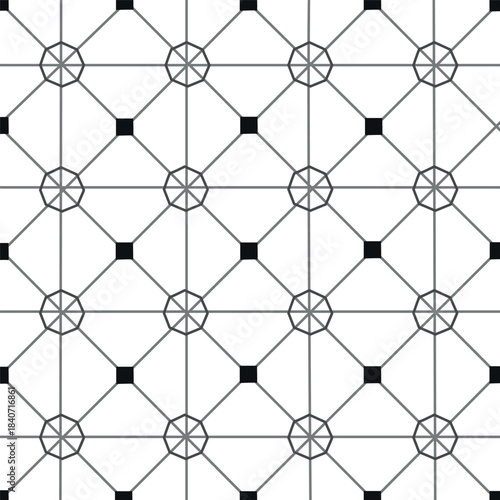 Seamless geometric pattern. Linear design