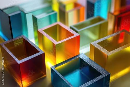 Vibrant Glass Elements for Interior Design: A Fusion of Colors and Architectural Style