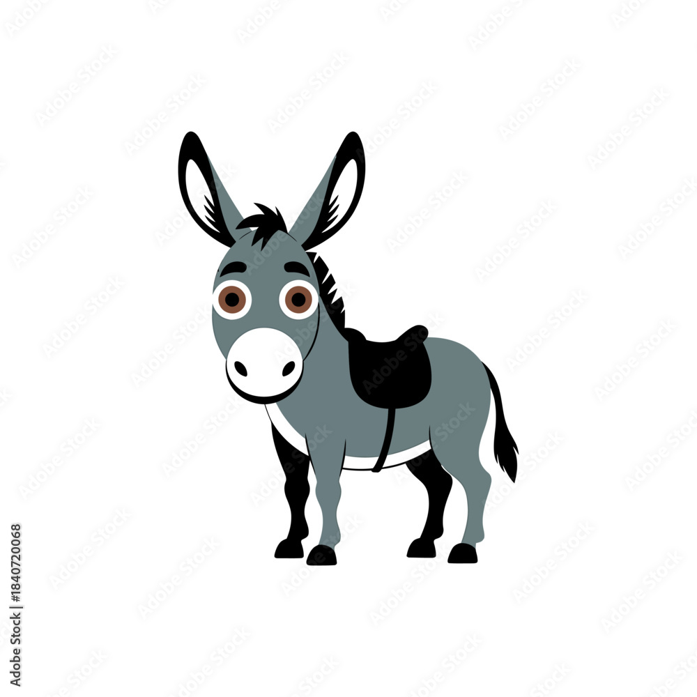 Obraz premium Alpaca icon on White Background Vector Art Illustration on white background.