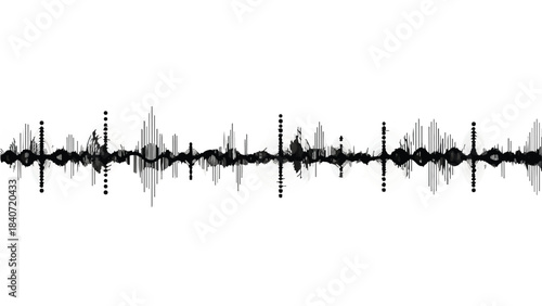 Sound wave pattern audio music technology waveform abstract background digital music production studio equipment