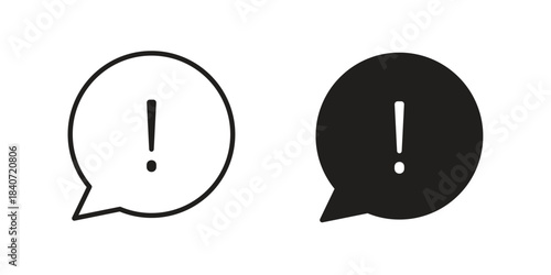 Complaint icons vector Collection Clipart Pack. icon with editable line stroke