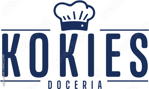Logo Kokies Doceria Vertical formato EPS