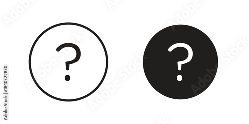 Help icons vector Collection Clipart Pack. icon with editable line stroke