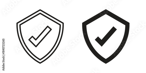 Insured icons vector Collection Clipart Pack. icon with editable line stroke