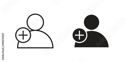 New account icons vector Collection Clipart Pack. icon with editable line stroke