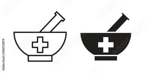Pharmacy icons vector Collection Clipart Pack. icon with editable line stroke