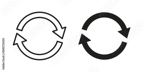 Recycle icons vector Collection Clipart Pack. icon with editable line stroke