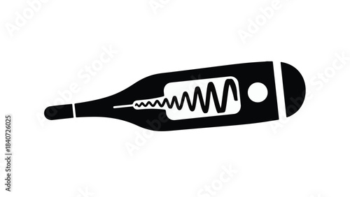 Modern wine bottle opener tool for wine lovers and sommeliers in kitchen or restaurant setting with simple design