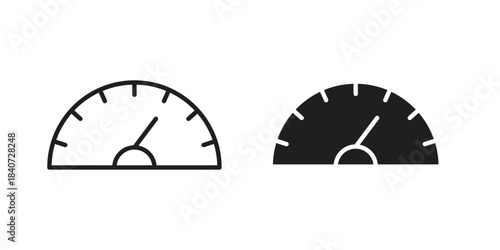 Weight scale icons vector Collection Clipart Pack. icon with editable line stroke