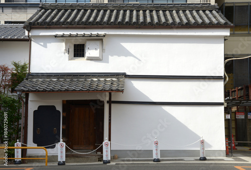 街角の風景　　土蔵　スケッチ写真