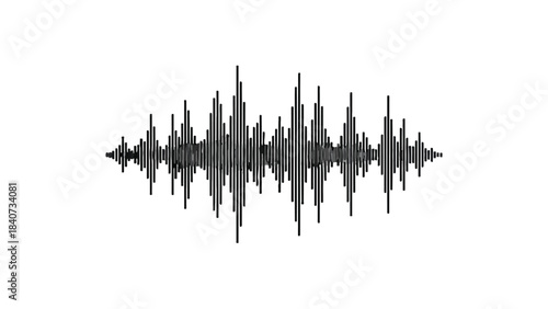 Sound wave audio waveform music technology digital audio visual representation