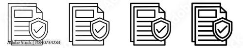 Data Governance Icon Set Different Style Collection
