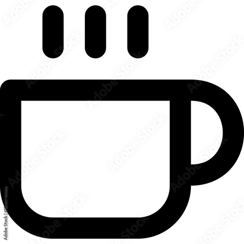 Mug icon - cup coffee drink outline