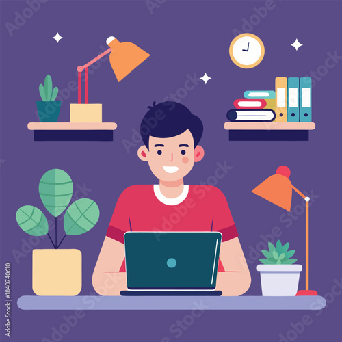 Abstract geometric pattern with bold colors and text elements