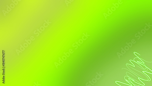 dynamic green lines with green and yellow gradients with blur effect as background and wallpaper