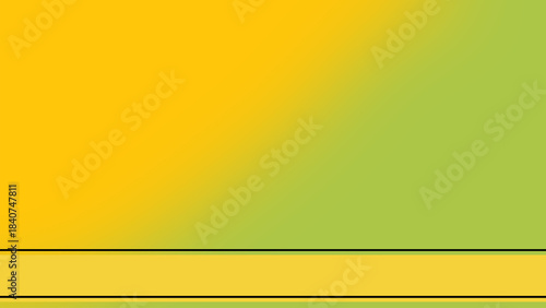 yellow striped plate with yellow and lime green color gradation as background and wallpaper