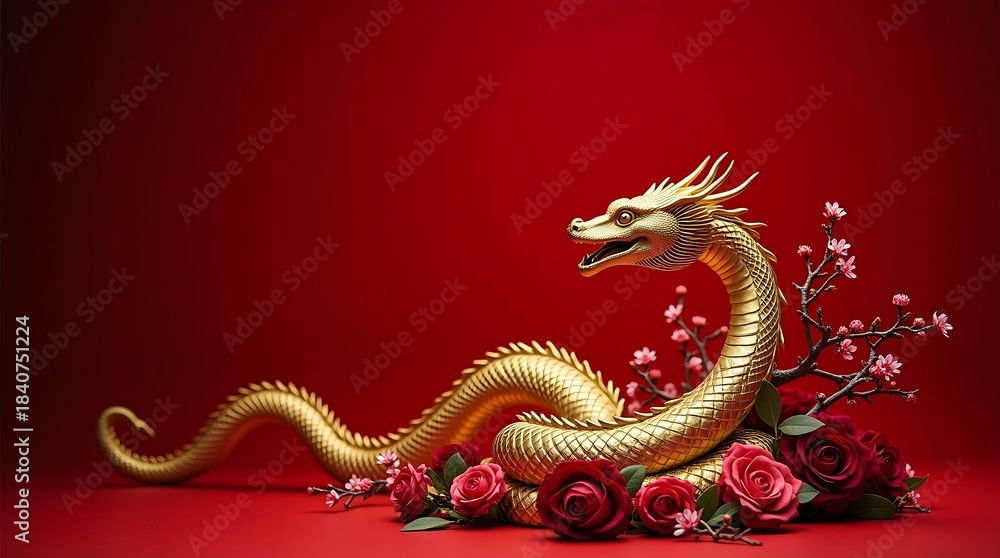Fototapeta premium chinese new year dragon