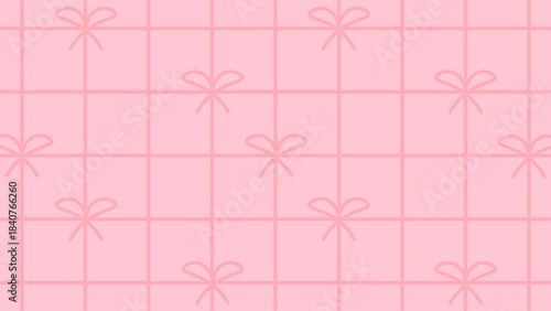 Classic Christmas pattern in Pink with elegant winter icons, suitable for premium gift wrap, boutique packaging, invitations and holiday décor.