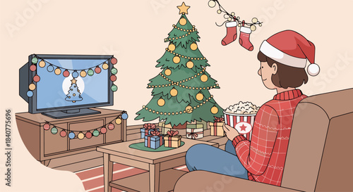 Christmas Movie Night – Cozy Holiday Atmosphere for Merry Christmas