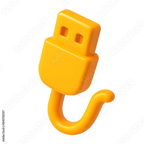USB Connector Cable Icon