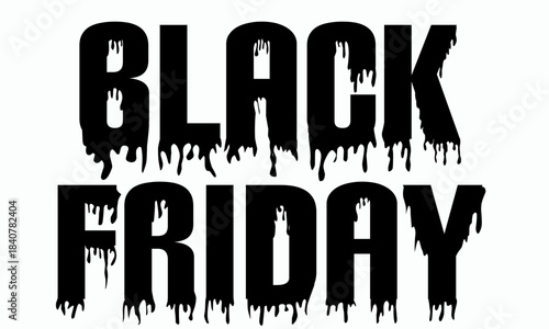 Typografy black friday