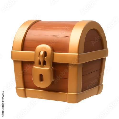 Wooden Treasure Chest Icon