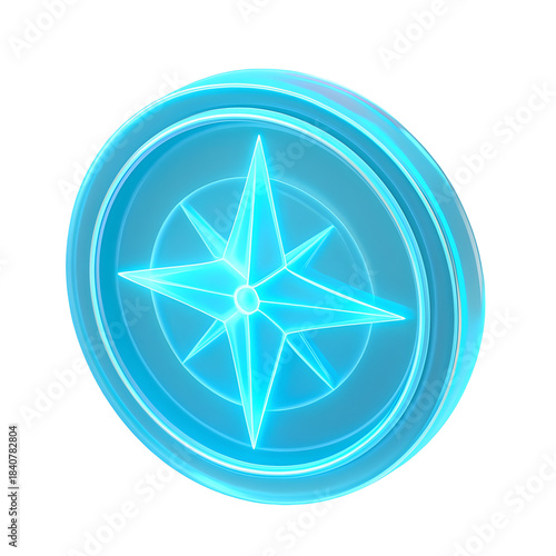 Magic Star Blue Emblem Icon