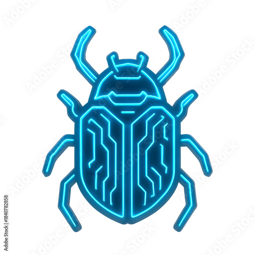 Cyber Bug Tech Icon