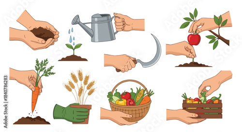 Father and child playing near trees outdoors