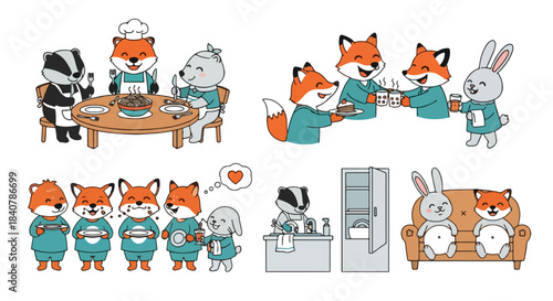 Diverse speakers presenting on stage with microphones