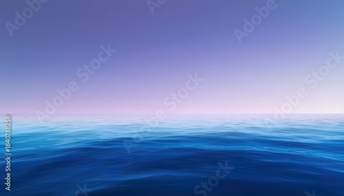 Calm Ocean Horizon Gradient Background for Mental Peace, Relaxation, and Mindfulness Themes