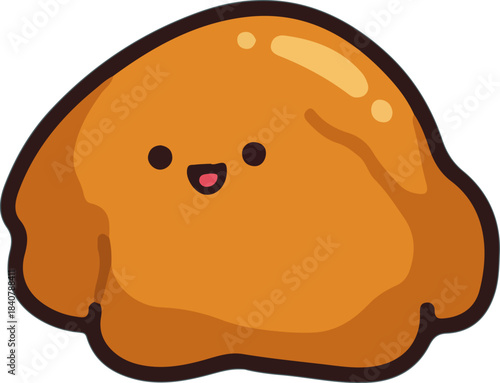illustration of a cute bread