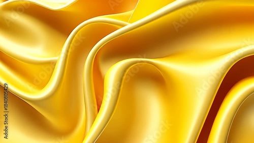 Golden Silk: A luxurious display of flowing golden fabric, its soft folds and curves capture the light, creating a sense of opulence and beauty.