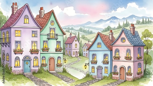 Charming village houses
