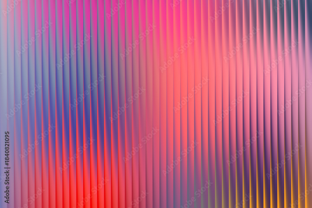 Obraz premium A visually striking abstract background with a blend of vibrant colors and a textured pattern of vertical lines creating a dynamic and modern aesthetic