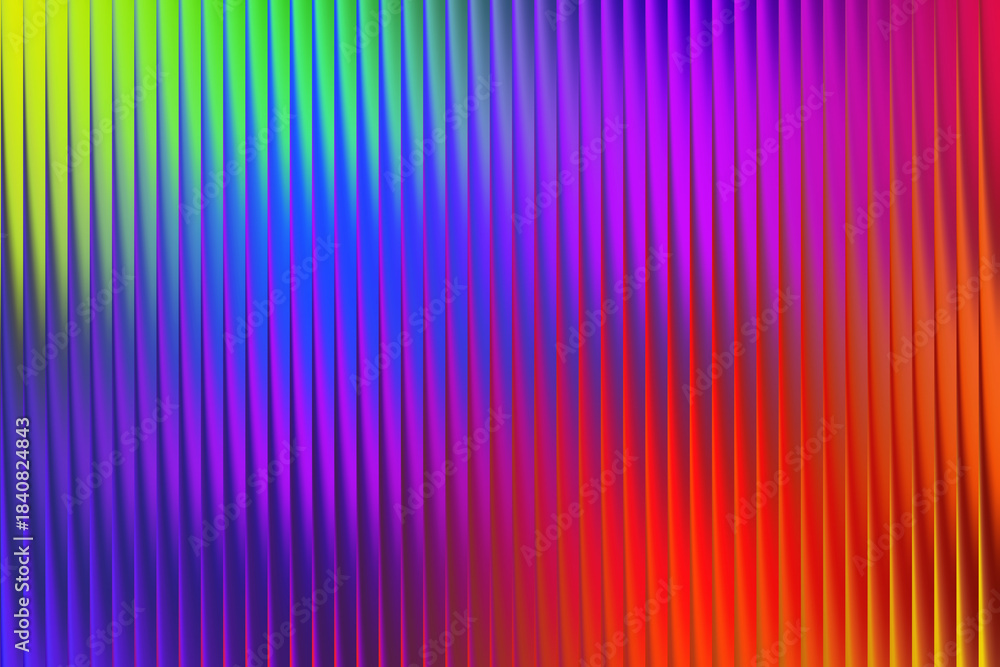 Fototapeta premium A vibrant spectrum of colors cascading down in vertical lines, creating a mesmerizing and visually striking abstract background design