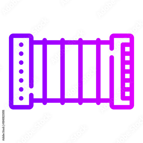 accordion gradient icon
