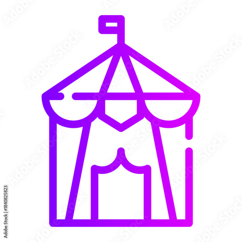 circus gradient icon