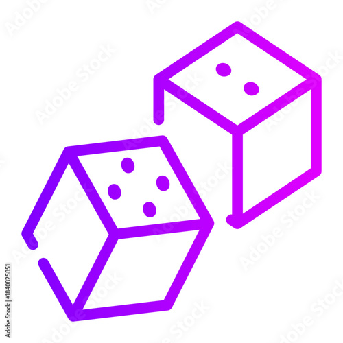gambling gradient icon